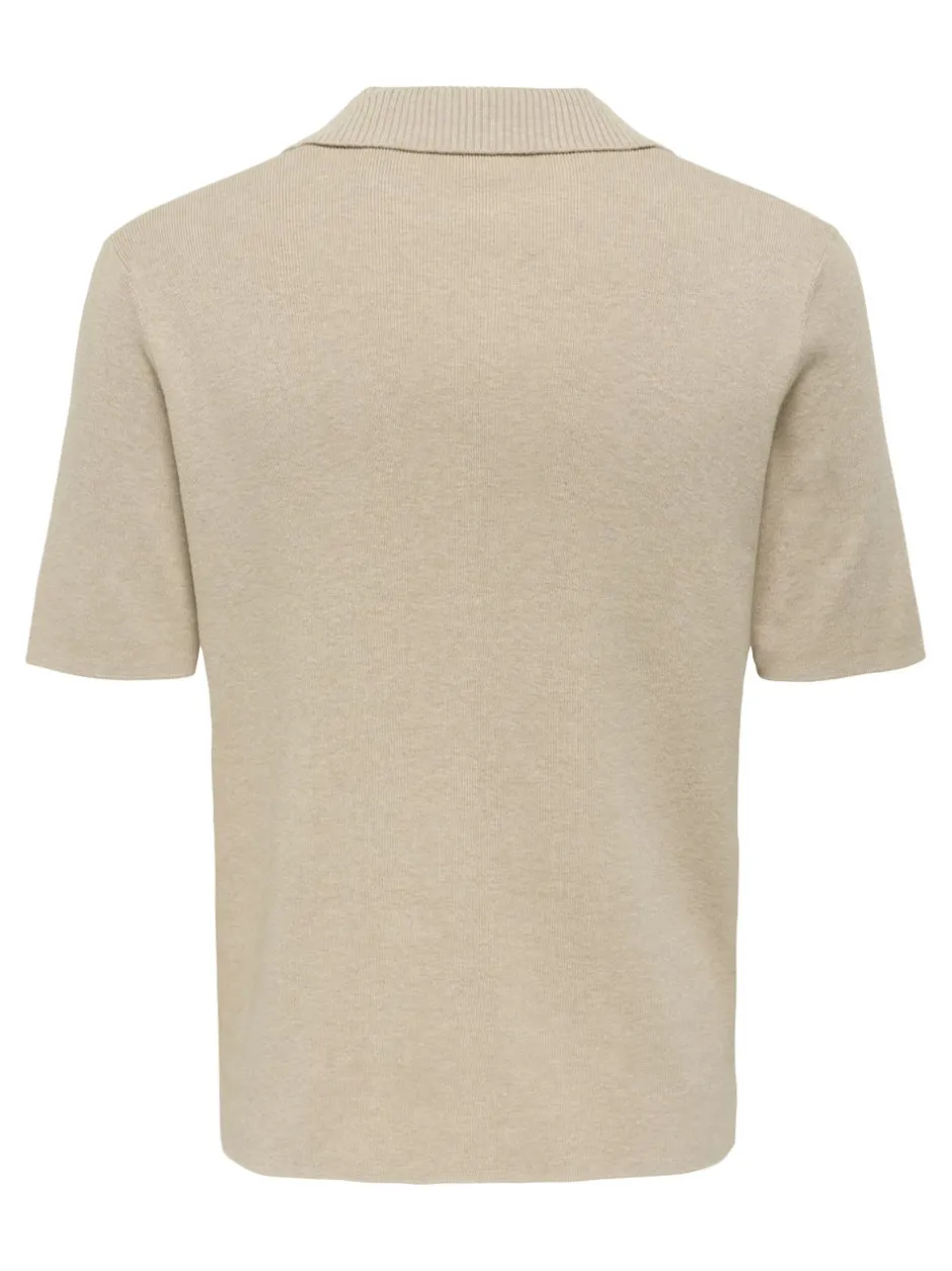 Hot ONSTRAVIS Strikket poloshirt Strik