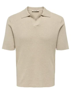 Hot ONSTRAVIS Strikket poloshirt Strik