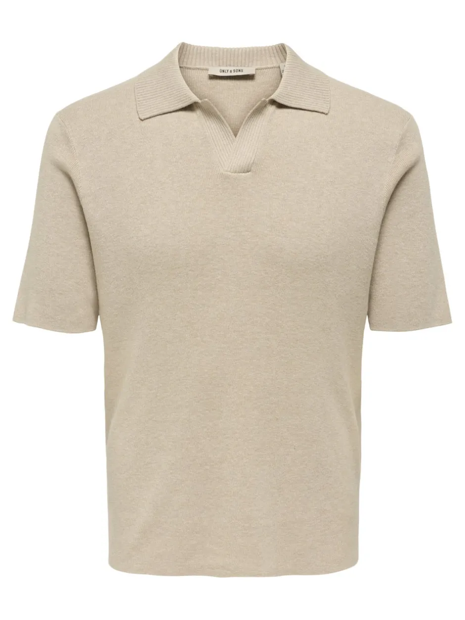 Hot ONSTRAVIS Strikket poloshirt Strik