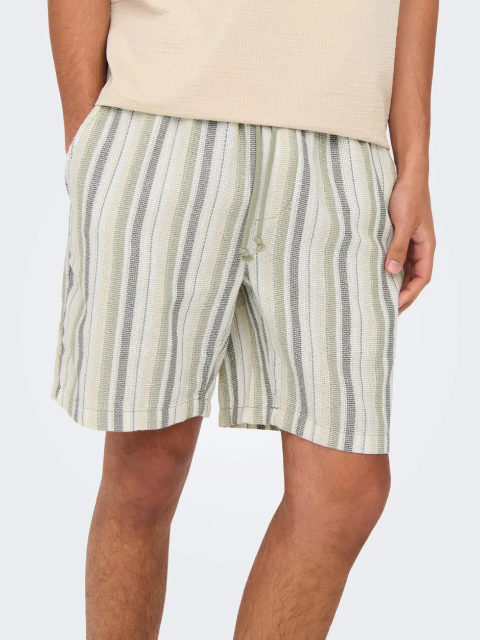 ONSTREV Mellemhøj talje Regular fit Shorts Shorts