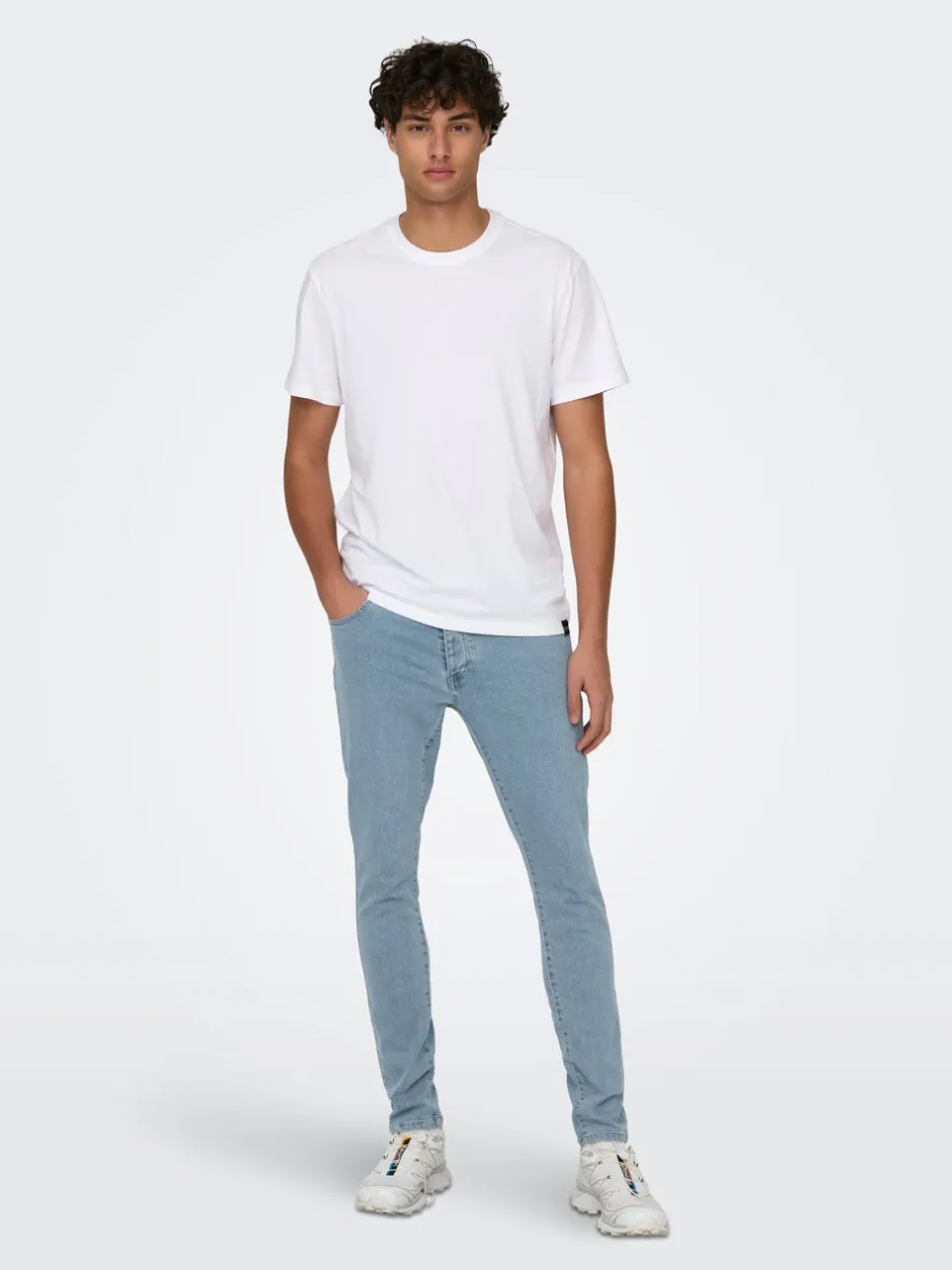Best ONSWARP Lav talje Skinny fit Jeans Jeans|Jeans