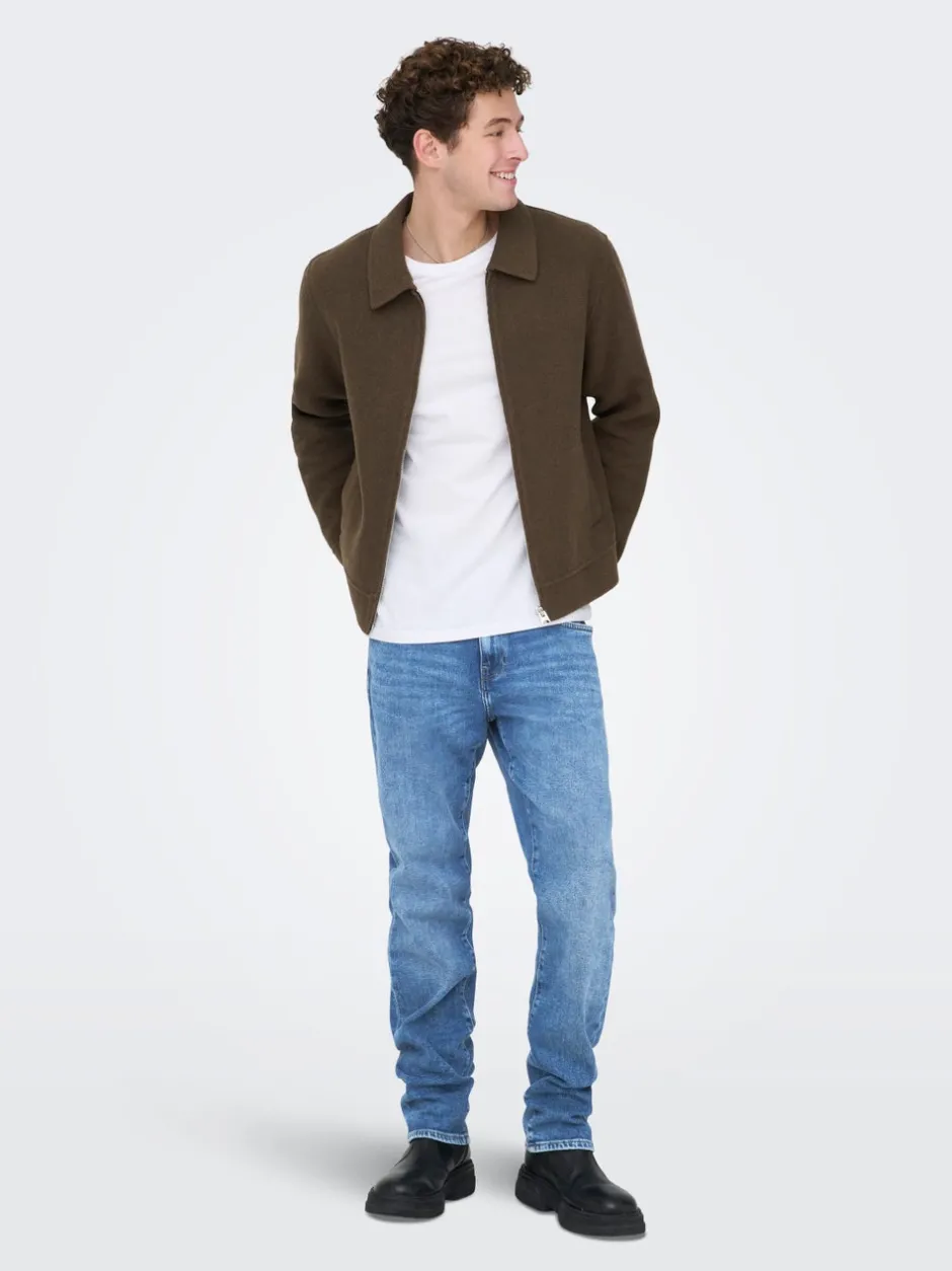 Discount ONSWEFT Mellemhøj talje Regular fit Jeans Jeans|Jeans