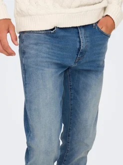 Clearance ONSWEFT Mellemhøj talje Regular fit Jeans Jeans|Jeans