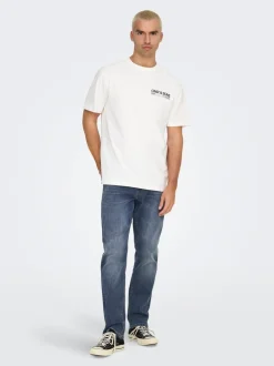 New ONSWEFT Mellemhøj talje Regular fit Jeans Jeans|Jeans