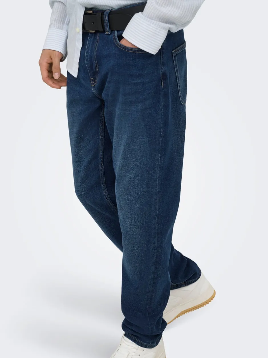 Clearance ONSWEFT Mellemhøj talje Regular fit Jeans Jeans|Jeans