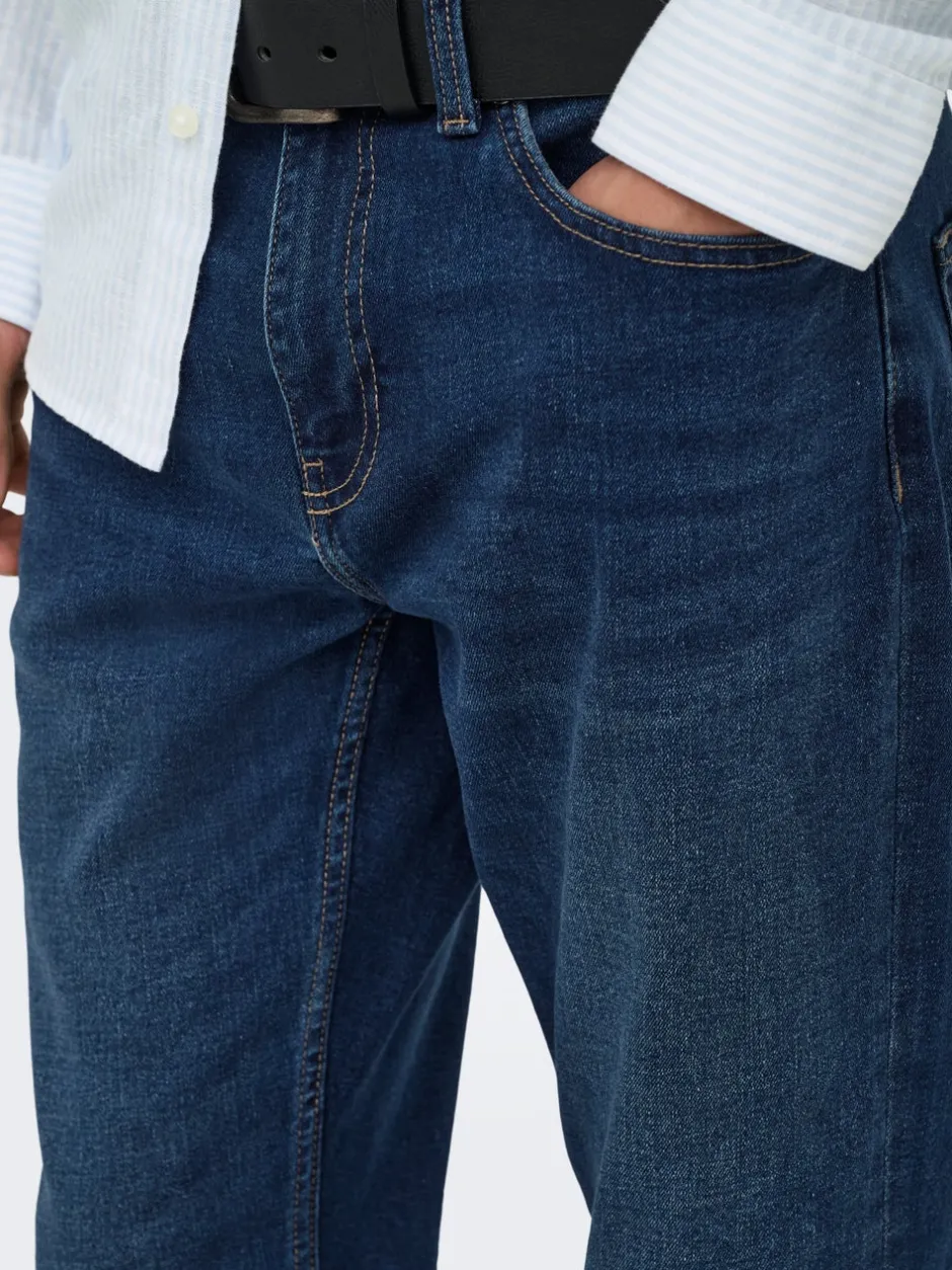 Clearance ONSWEFT Mellemhøj talje Regular fit Jeans Jeans|Jeans