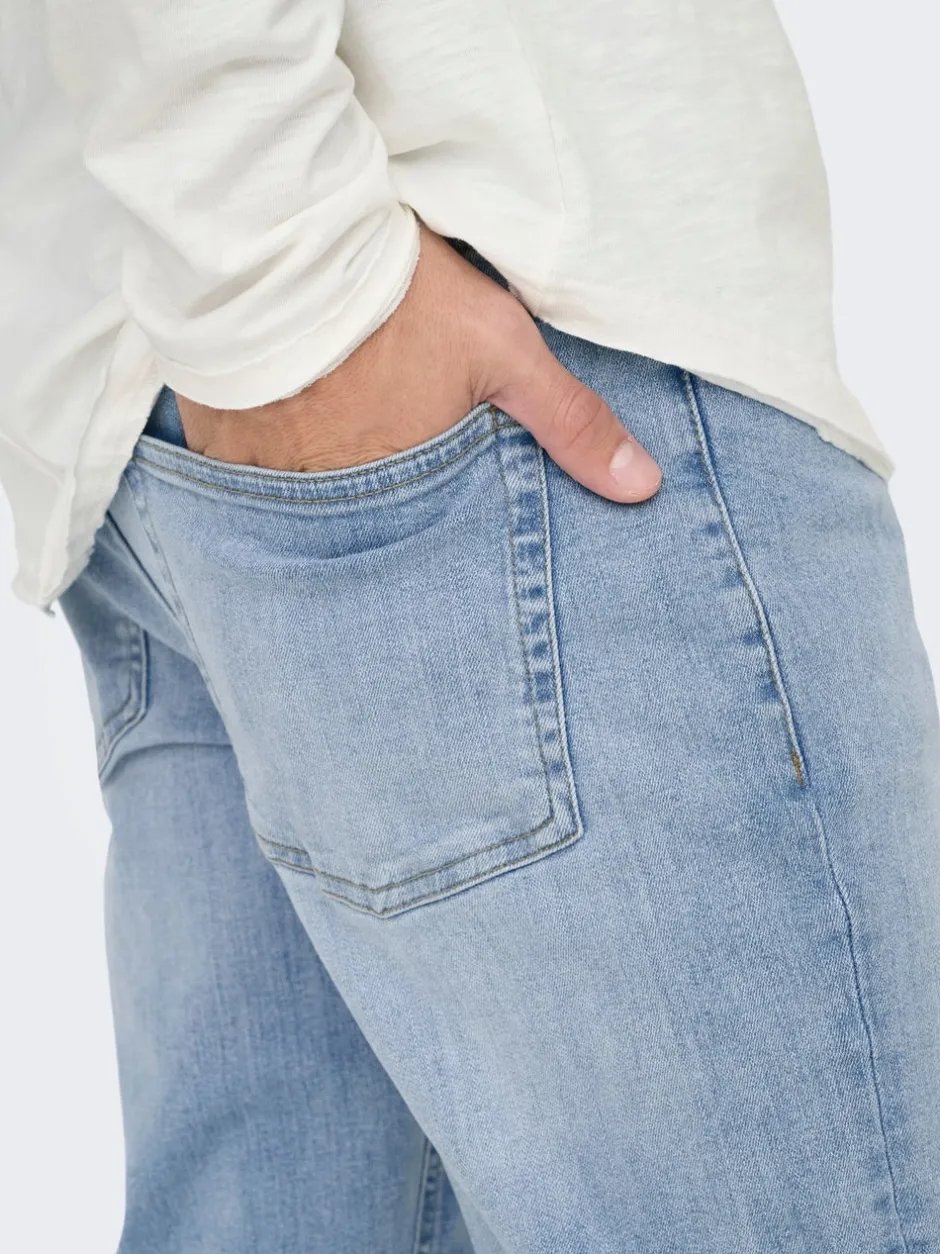 Online ONSWEFT Mellemhøj talje Regular fit Jeans Jeans|Jeans