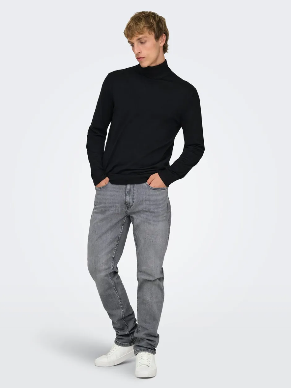 Best ONSWEFT Mellemhøj talje Regular fit Jeans Jeans|Jeans