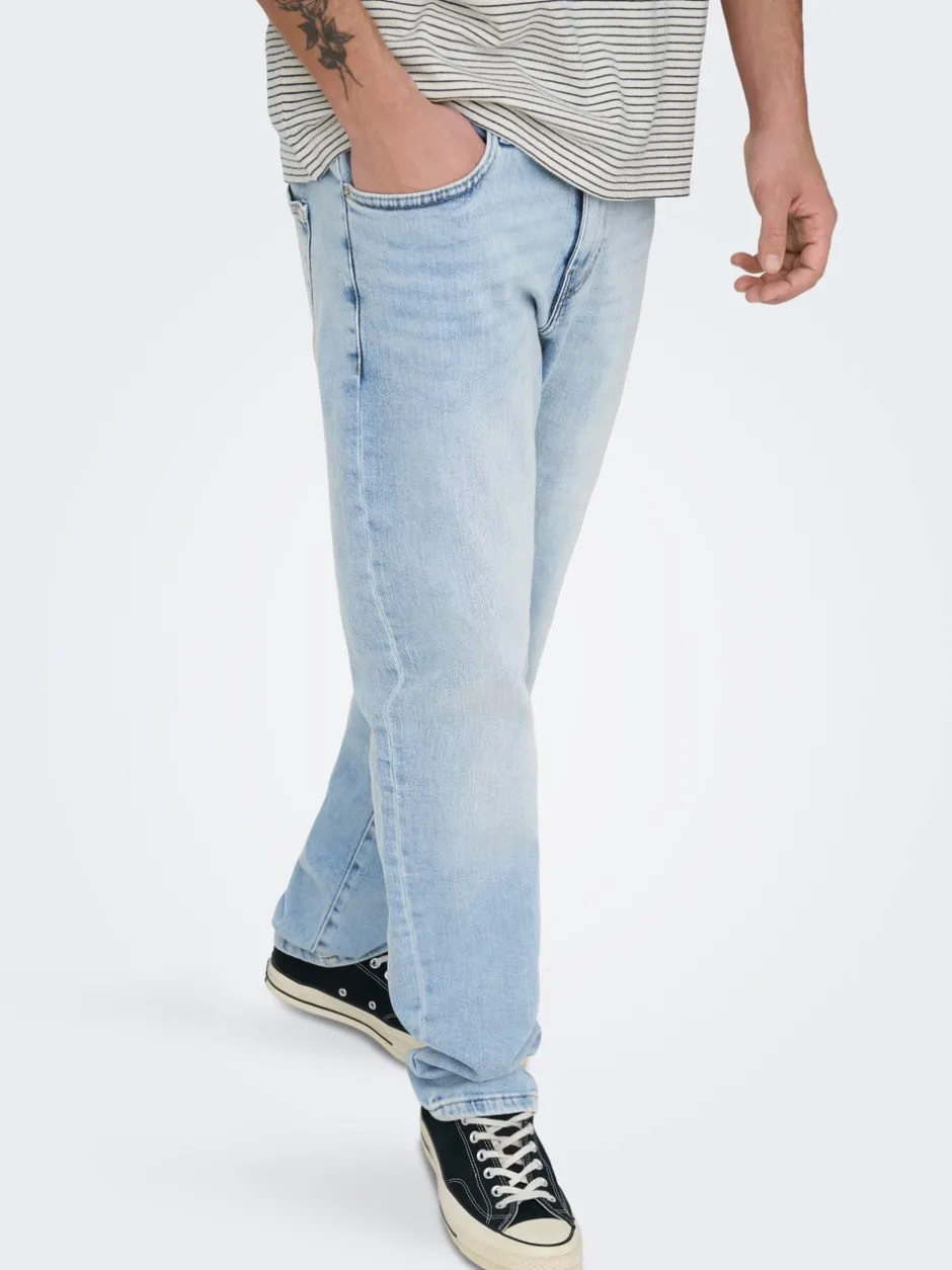 New ONSWEFT Mellemhøj talje Regular fit Jeans Jeans|Jeans