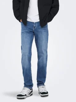 Best ONSWEFT Mellemhøj talje Regular fit Jeans Jeans|Jeans