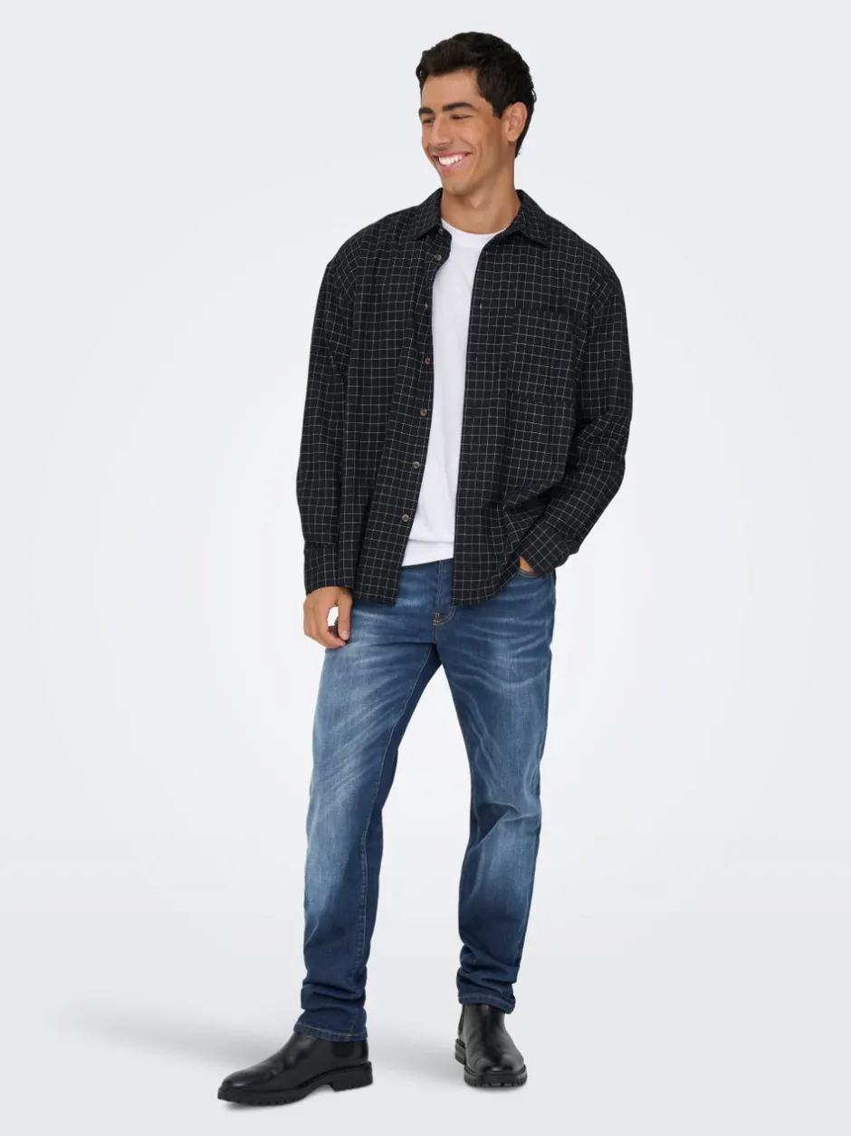 Clearance ONSWEFT Mellemhøj talje Regular fit Jeans Jeans|Jeans