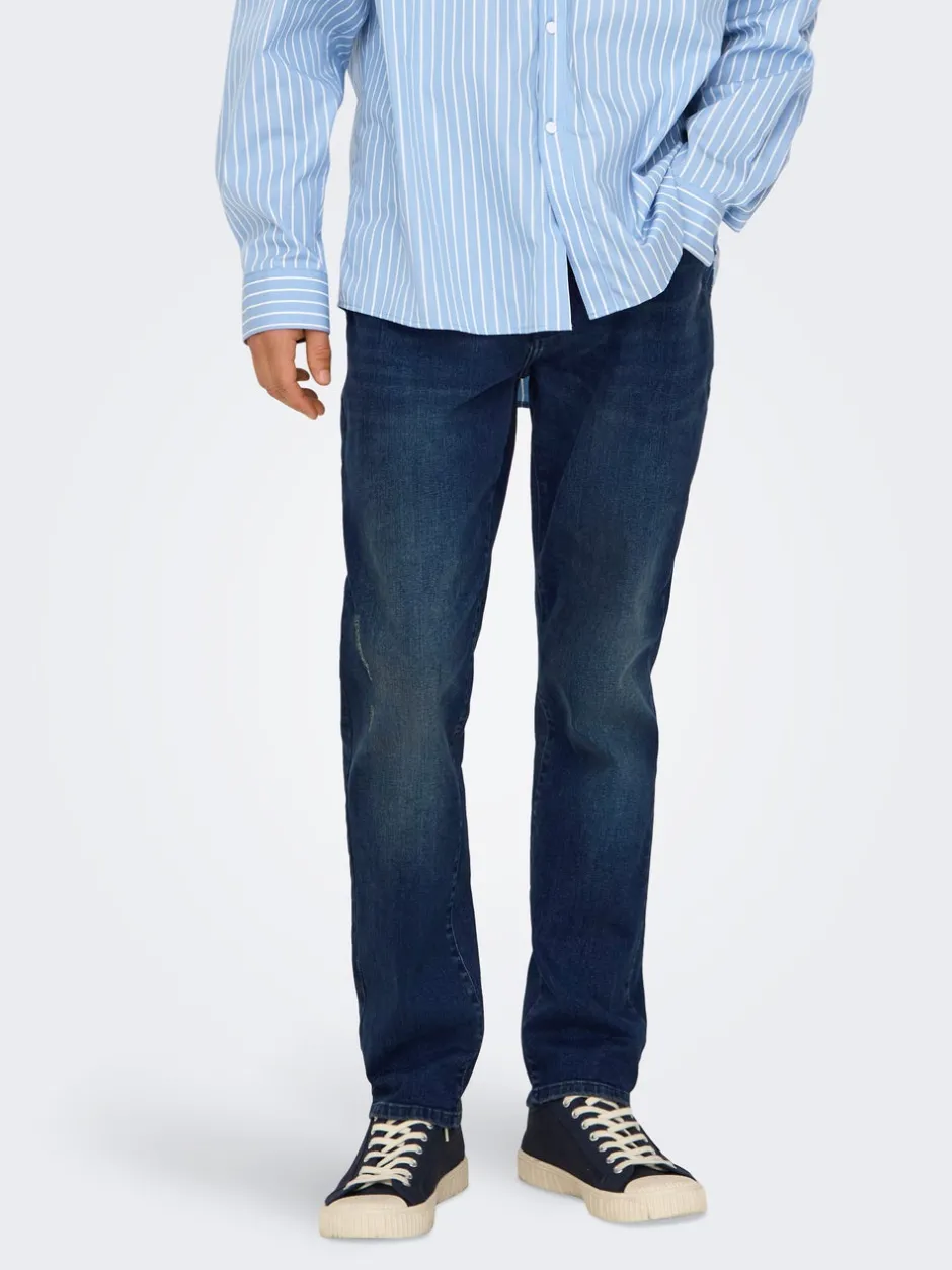 Online ONSWEFT Mellemhøj talje Regular fit Jeans Jeans|Jeans
