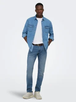 Online ONSWEFT Mid rise Regular fit Jeans Jeans|Jeans