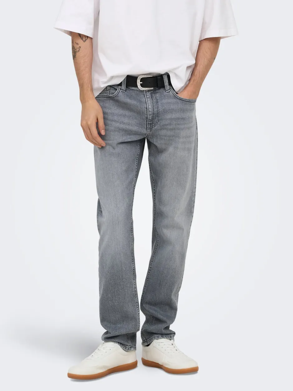 Outlet ONSWOLF Mid rise Regular fit Jeans Jeans|Jeans