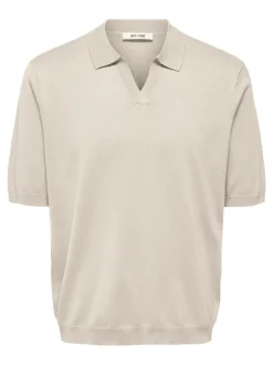 ONSWYLER Strikket poloshirt Strik