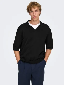 New ONSWYLER Strikket poloshirt Strik