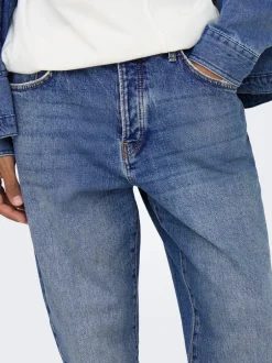 Discount ONSYOKE Mellemhøj talje Cropped fit Jeans Jeans|Jeans