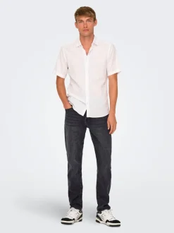 Hot ONSYOKE Mellemhøj talje Tapered fit Jeans Jeans|Jeans