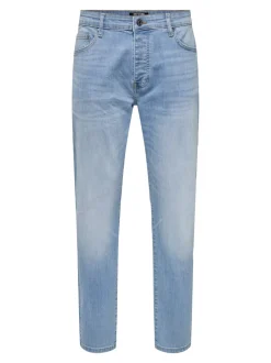 Clearance ONSYOKE Mellemhøj talje Tapered fit Jeans Jeans|Jeans