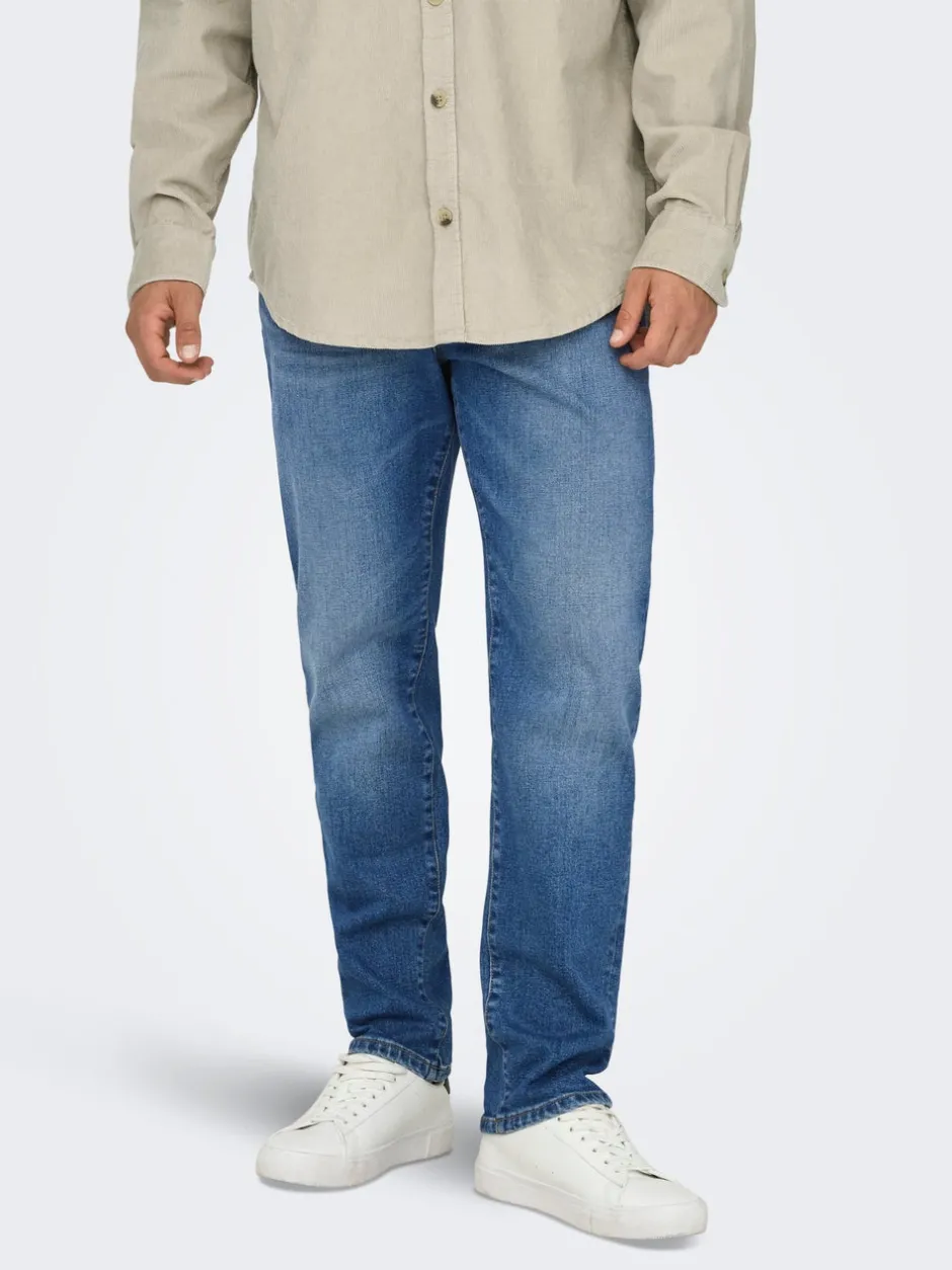 New ONSYOKE Mid rise Tapered fit Jeans Jeans|Jeans