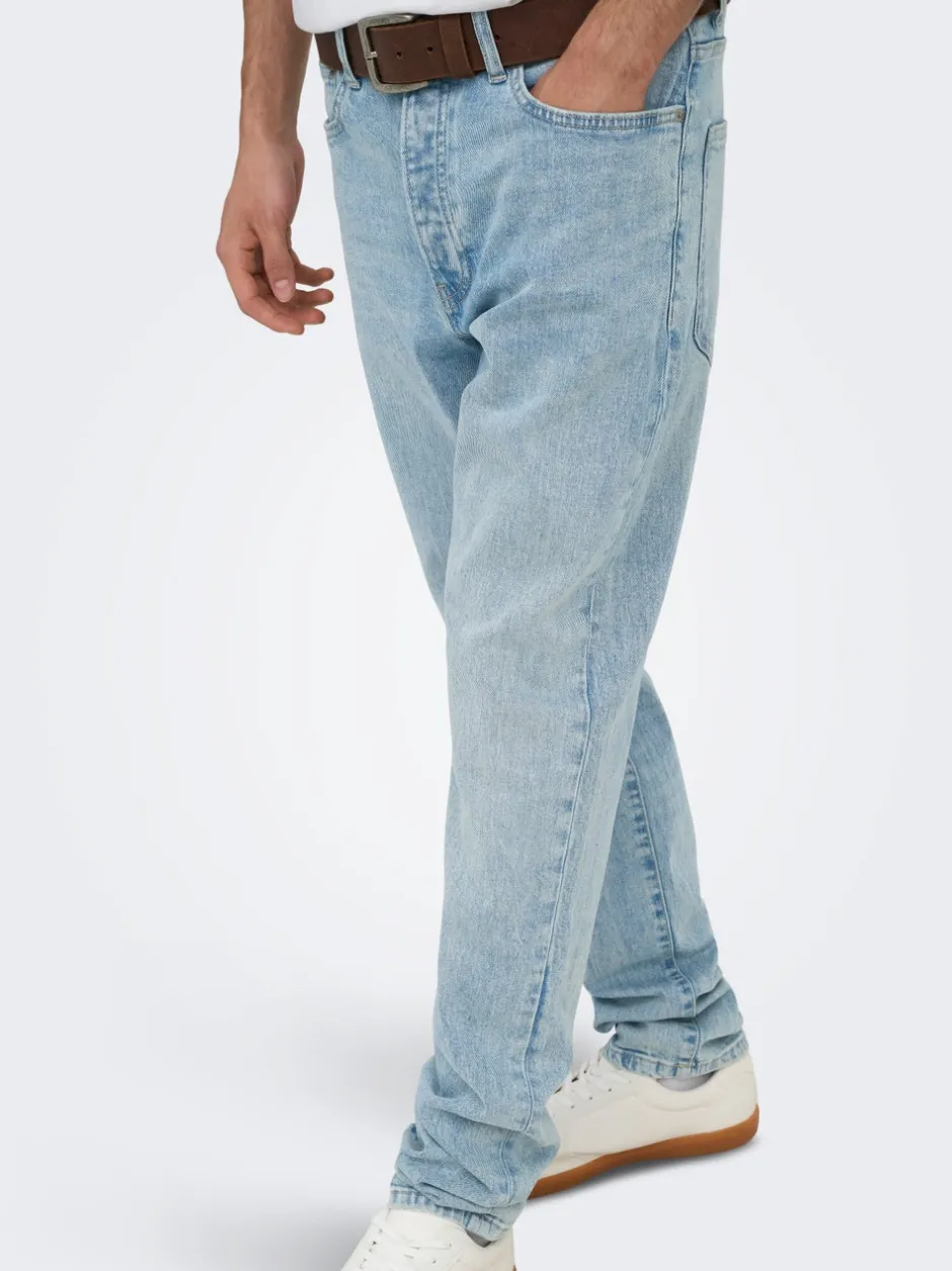 Sale ONSYOKE Mid rise Tapered fit Jeans Jeans|Jeans