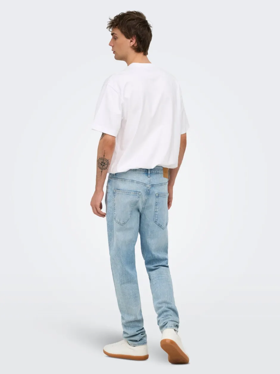 Sale ONSYOKE Mid rise Tapered fit Jeans Jeans|Jeans