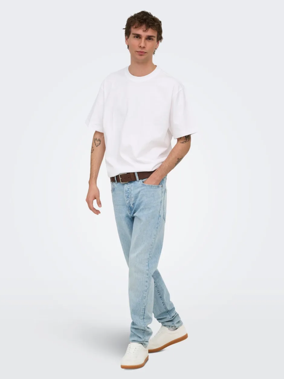 Sale ONSYOKE Mid rise Tapered fit Jeans Jeans|Jeans