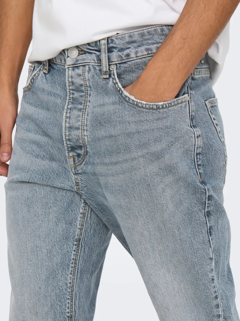 Hot ONSYOKE Mid rise Tapered fit Jeans Jeans|Jeans
