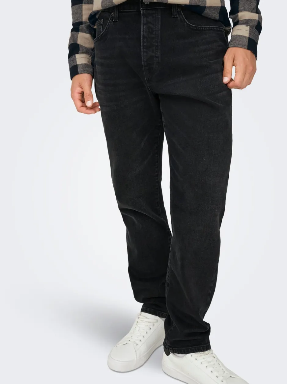 Sale ONSYOKE Mid rise Tapered fit Jeans Jeans|Jeans