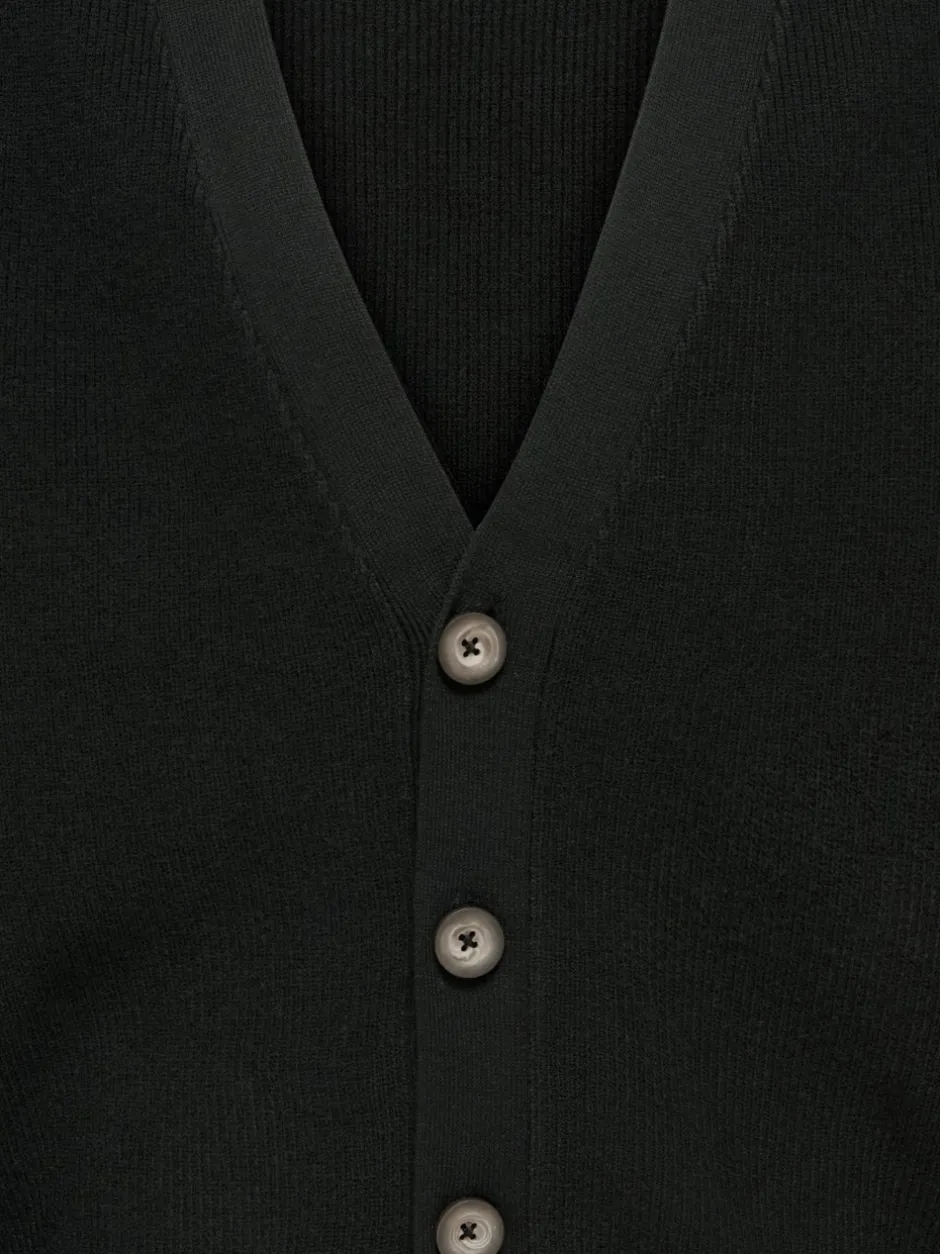 Outlet OSJALFI Strikket cardigan Børn Tøj·Strik & Cardigans