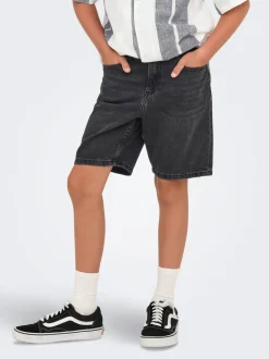 Discount OSJEDGE Mid rise Straight fit Shorts Børn Tøj·Shorts|Tøj·Denim
