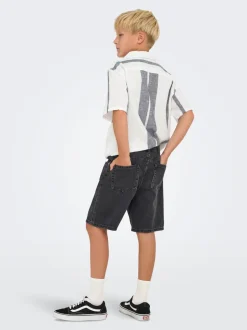 Discount OSJEDGE Mid rise Straight fit Shorts Børn Tøj·Shorts|Tøj·Denim