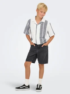 Discount OSJEDGE Mid rise Straight fit Shorts Børn Tøj·Shorts|Tøj·Denim