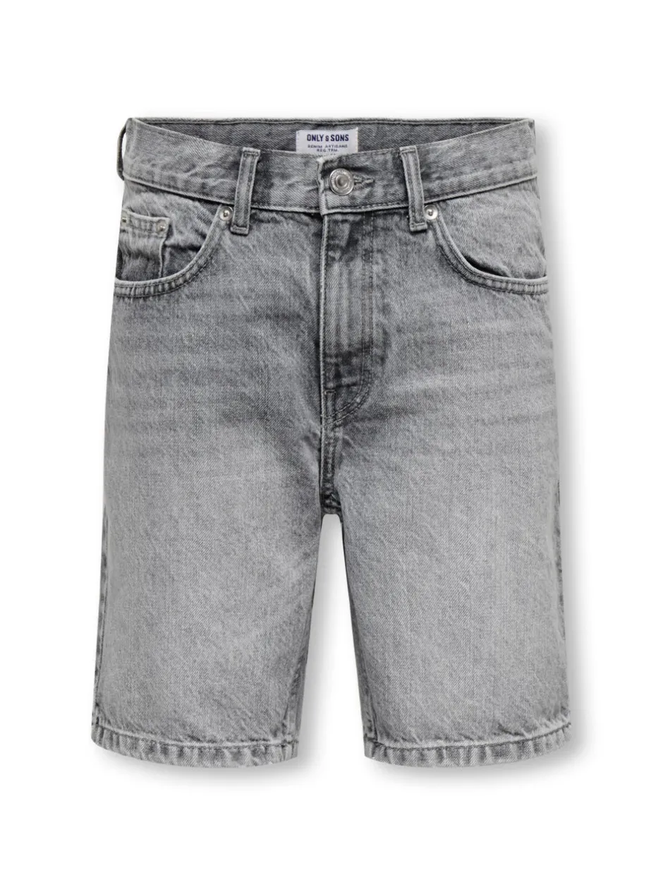 Clearance OSJEDGE Mid rise Straight fit Shorts Børn Tøj·Shorts|Tøj·Denim