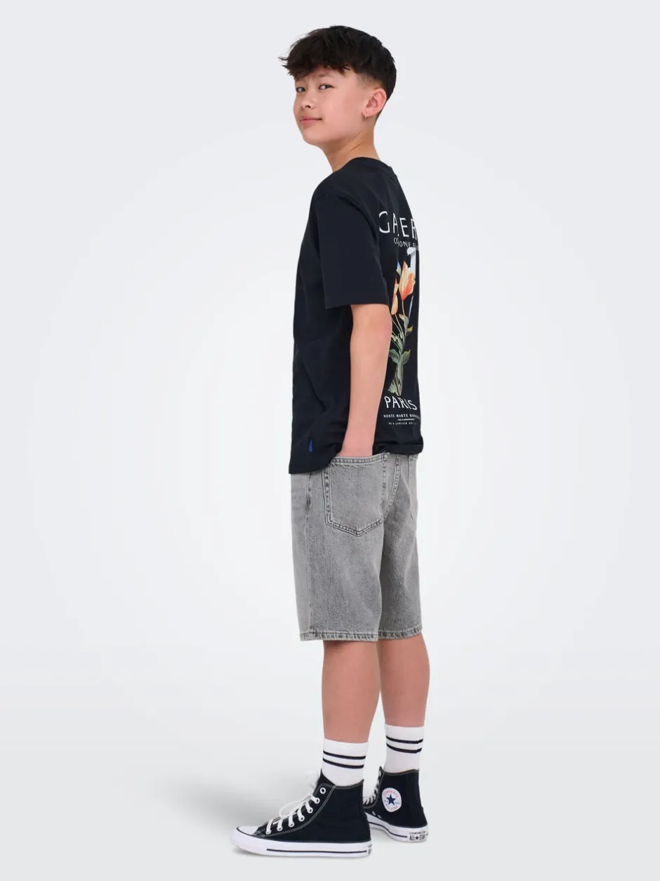 Clearance OSJEDGE Mid rise Straight fit Shorts Børn Tøj·Shorts|Tøj·Denim