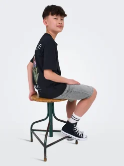 Clearance OSJEDGE Mid rise Straight fit Shorts Børn Tøj·Shorts|Tøj·Denim
