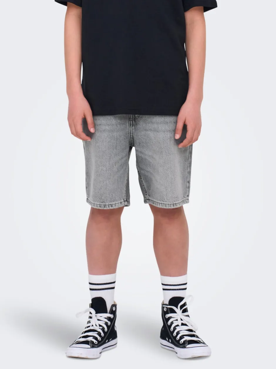 Clearance OSJEDGE Mid rise Straight fit Shorts Børn Tøj·Shorts|Tøj·Denim