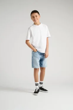 Clearance OSJEDGE Mid rise Straight fit Shorts Børn Tøj·Shorts|Tøj·Denim