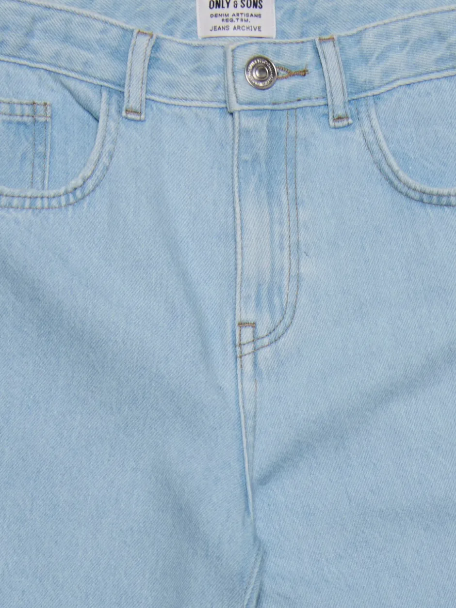 Best OSJEDGE Mid rise Straight fit Jeans Børn Tøj·Denim|Tøj·Jeans