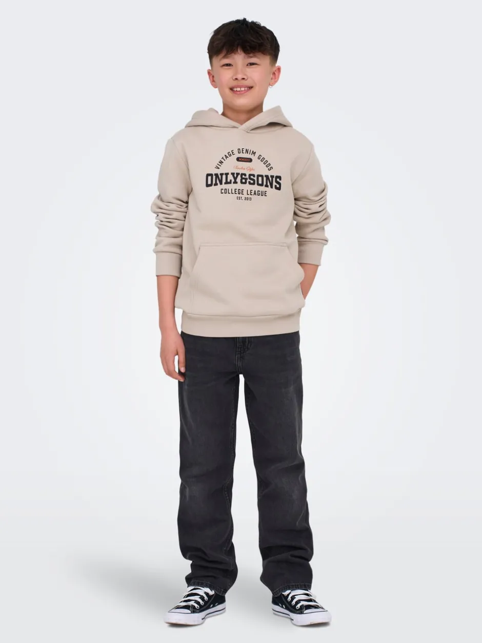 Outlet OSJEDGE Mid rise Straight fit Jeans Børn Tøj·Denim|Tøj·Jeans