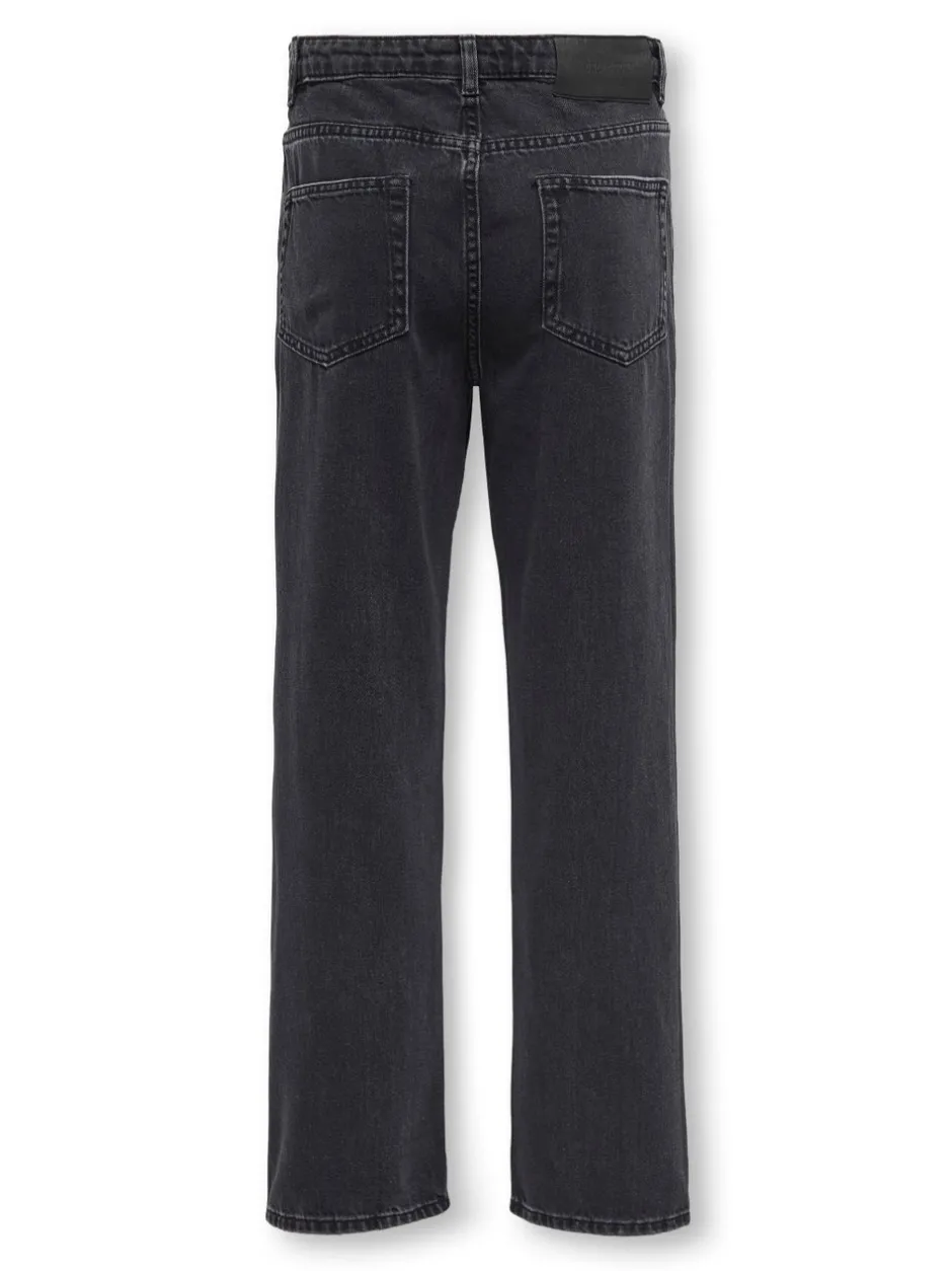 Outlet OSJEDGE Mid rise Straight fit Jeans Børn Tøj·Denim|Tøj·Jeans
