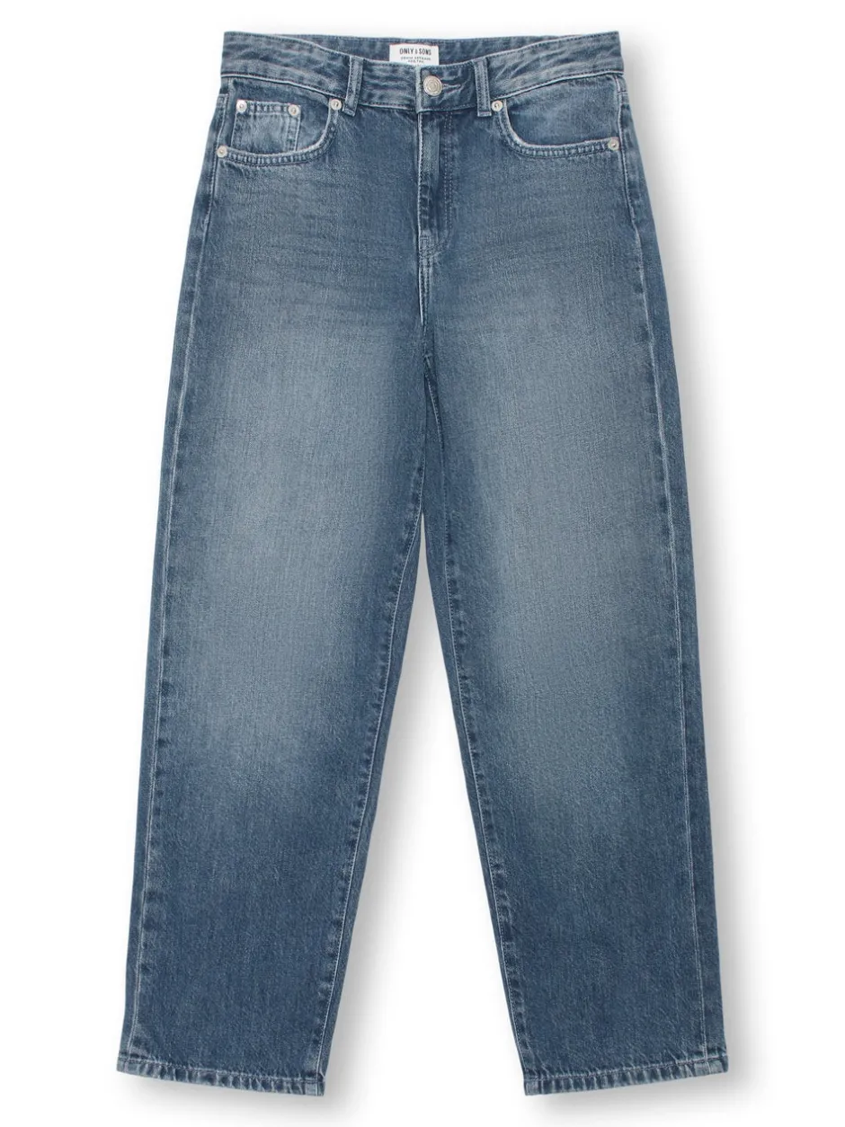 Outlet OSJEDGE Straight fit Jeans Børn Tøj·Denim|Tøj·Jeans