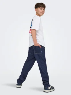 Hot OSJEDGE Straight fit Jeans Børn Tøj·Denim|Tøj·Jeans