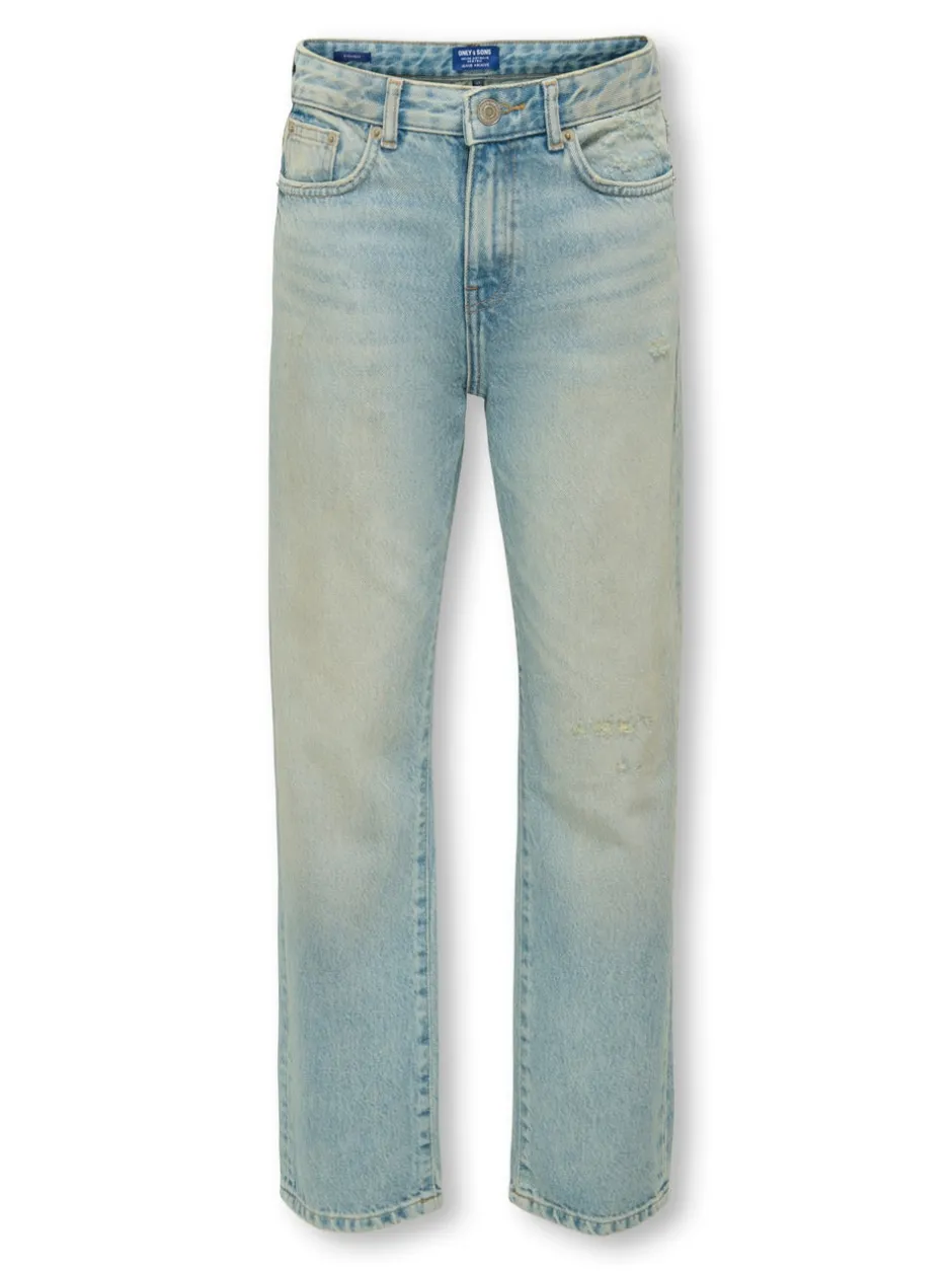 Outlet OSJEDGE Straight fit Jeans Børn Tøj·Denim|Tøj·Jeans