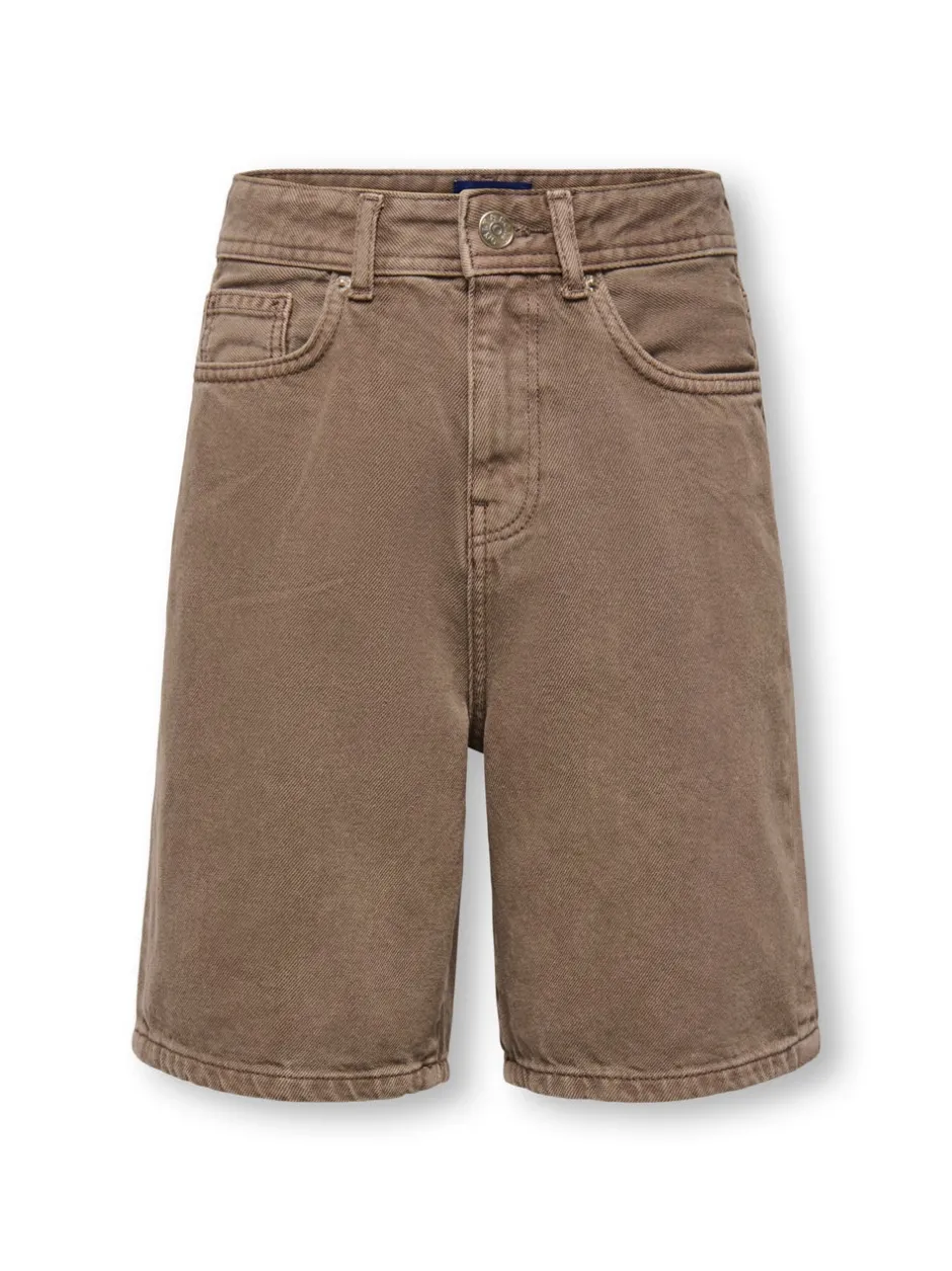 Clearance OSJFADE Mellemhøj talje Loose fit Shorts Børn Tøj·Shorts