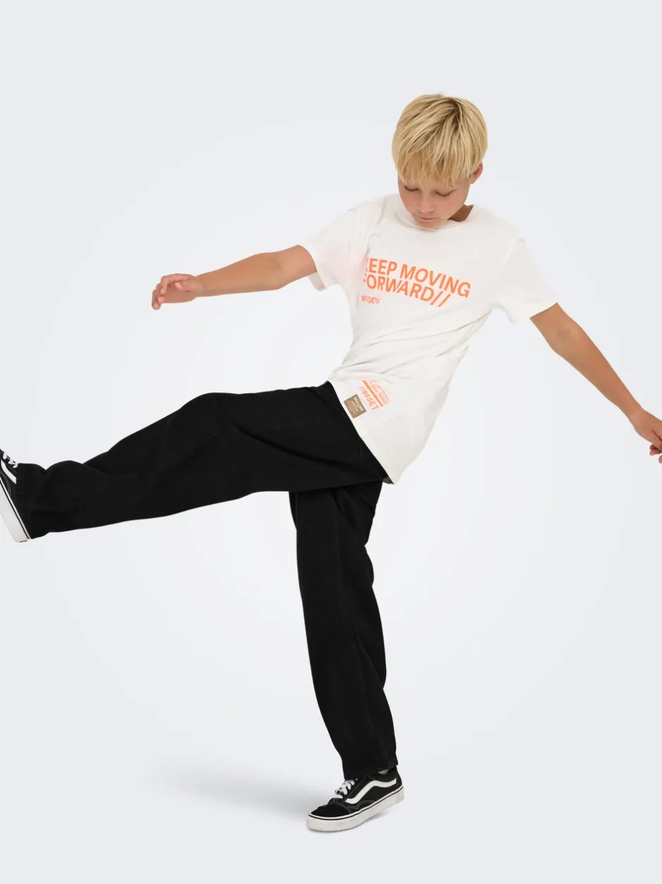 OSJFADE Mid rise Loose fit Jeans Børn Tøj·Denim|Tøj·Jeans