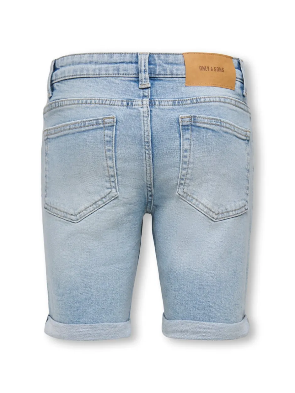 Sale OSJPLY Mid rise Regular fit Shorts Børn Tøj·Shorts|Tøj·Denim