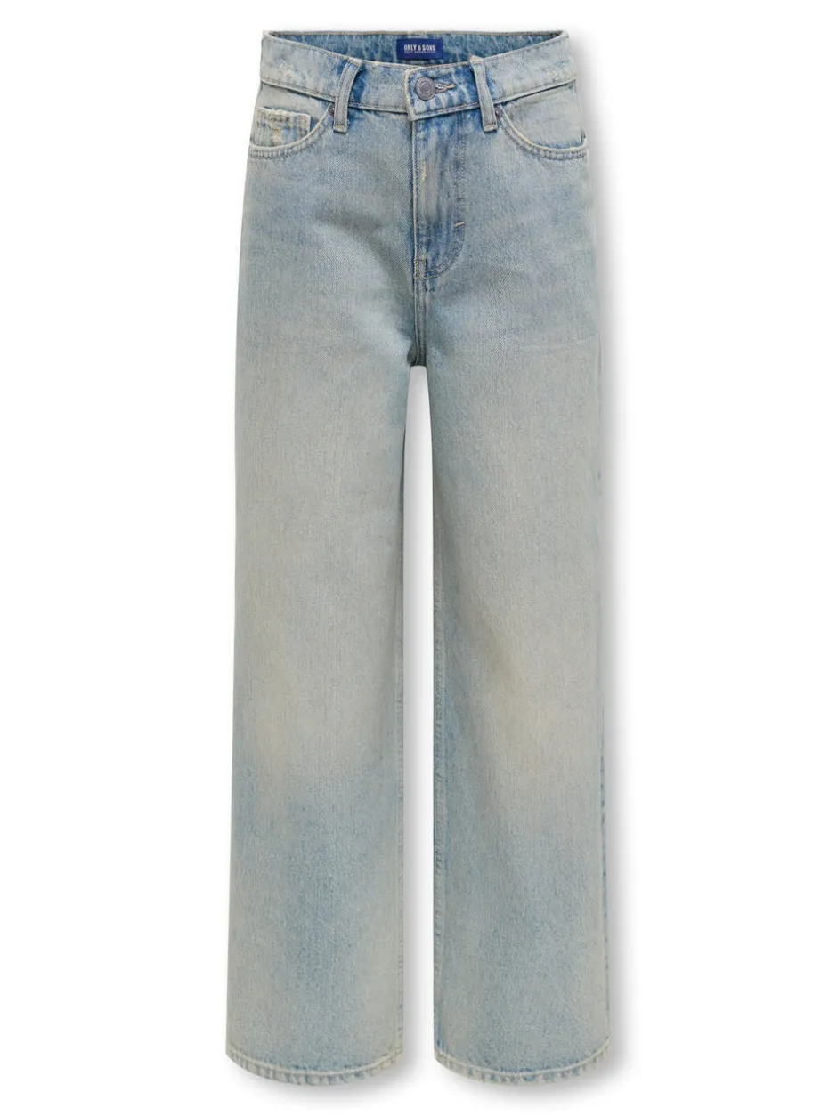 Hot OSJREMI Mid rise Loose fit Jeans Børn Tøj·Denim|Tøj·Jeans