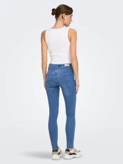 Discount UONLBLUSH Mellemhøj talje Skinny fit Jeans Dame Jeans|Jeans