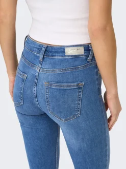 Discount UONLBLUSH Mellemhøj talje Skinny fit Jeans Dame Jeans|Jeans